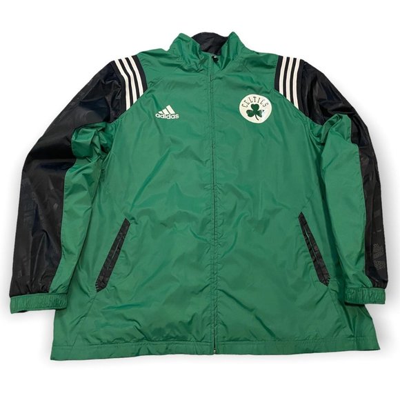 NBA Other - Boston Celtics Adidas NBA Basketball Lightweight Windbreaker Track Jacket - 2XL